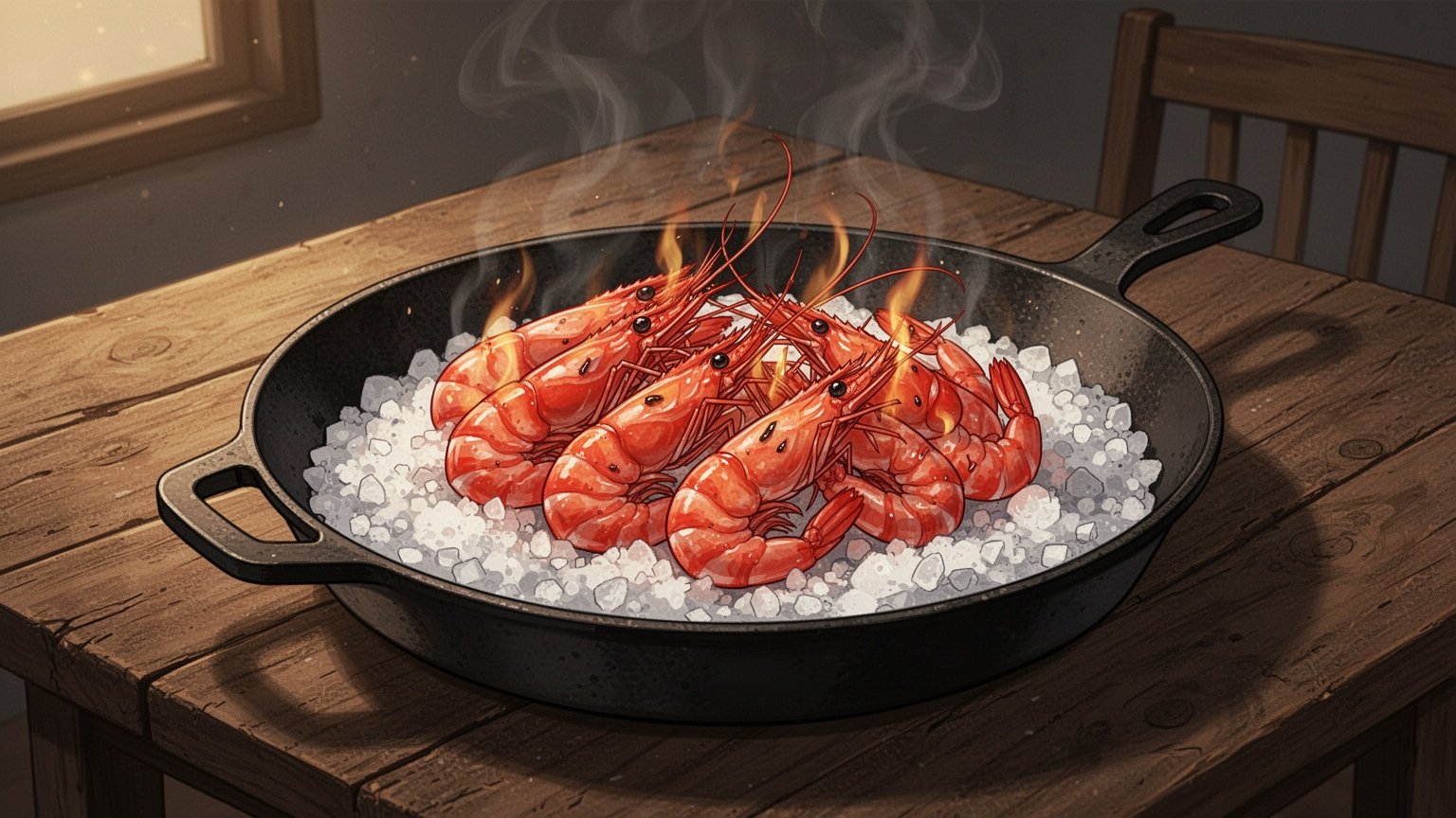 가을 제철 대하를 가장 맛있게 즐기는 소금구이 비법입니다. 소금을 까는 과학적 이유부터 손질법, 에어프라이어 180℃ 조리 시간과 머리 버터구이 팁까지 깔끔하게 정리했습니다.