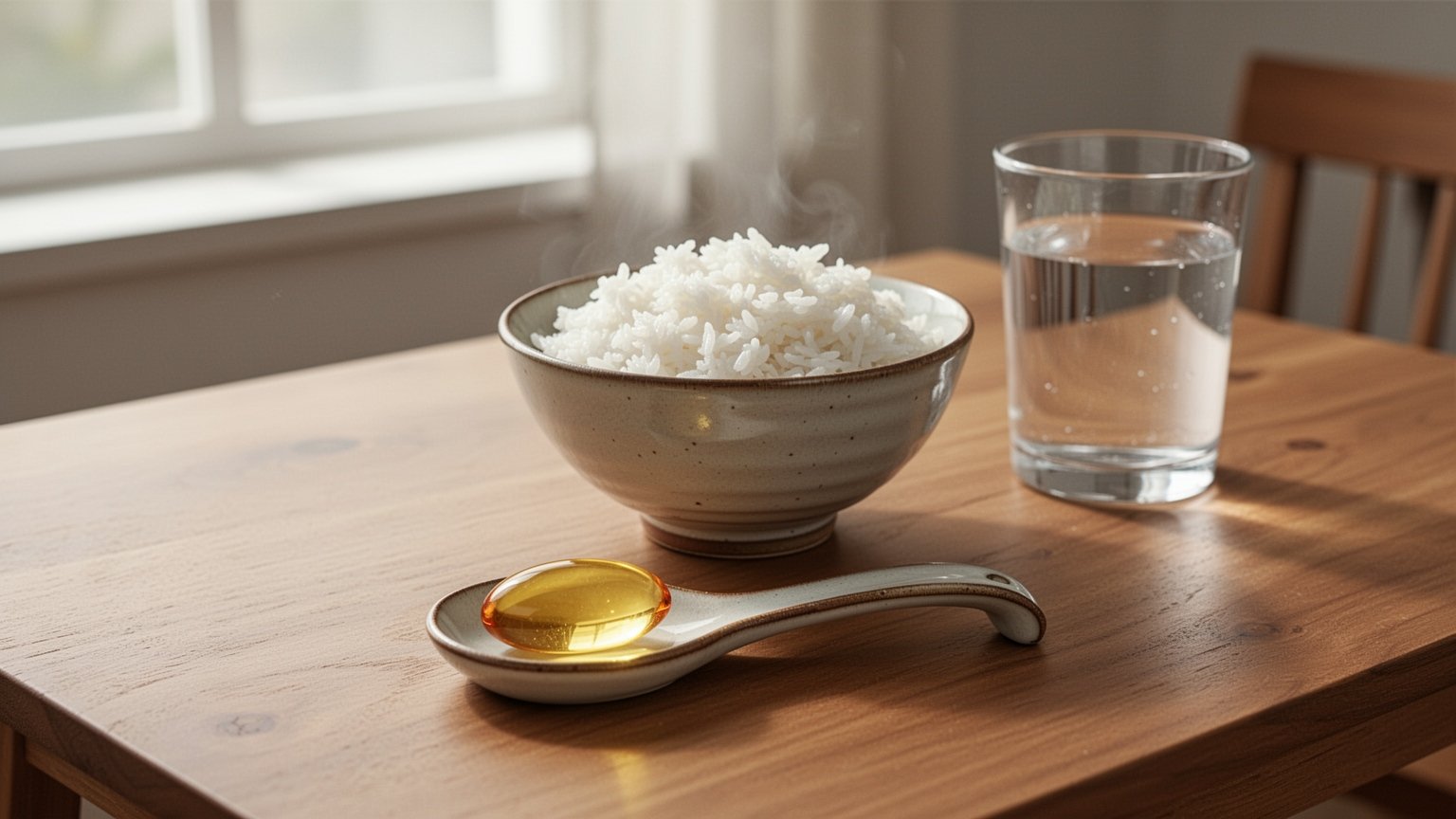 오메가3 먹고 비린내 트림 올라올 때, 밥 먹는 중간에 삼켜야 하는 이유