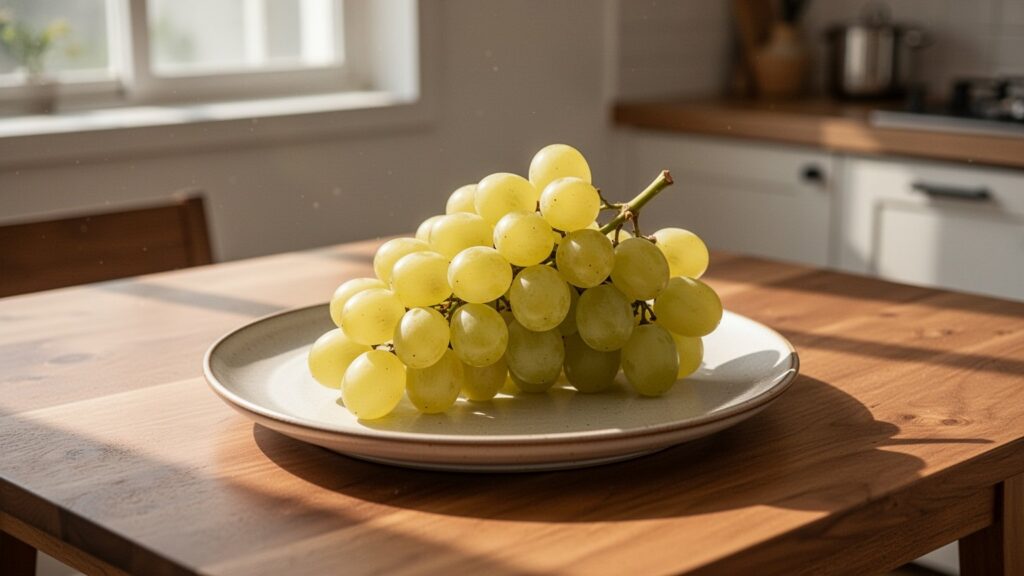 새파란 초록색은 덜 익었다는 자연의 신호입니다