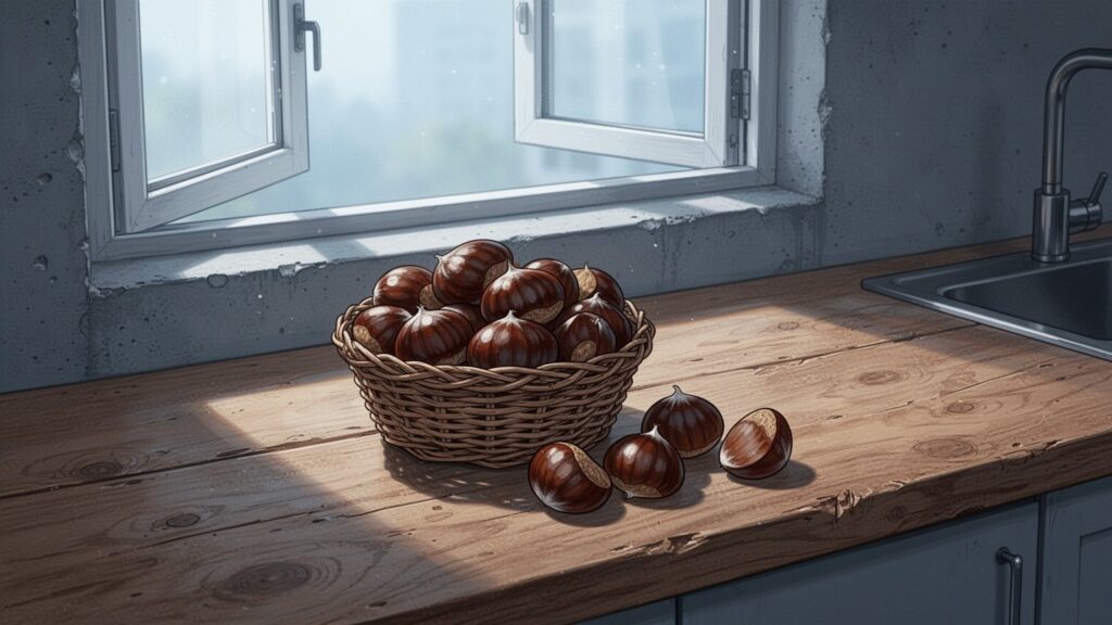 갓 딴 밤이 밍밍한 이유: 0℃ 저온에서 전분이 당으로 바뀐다