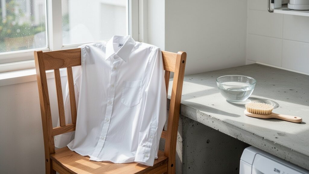 3분에서 5분, 단계별 얼룩 제거 세탁 순서