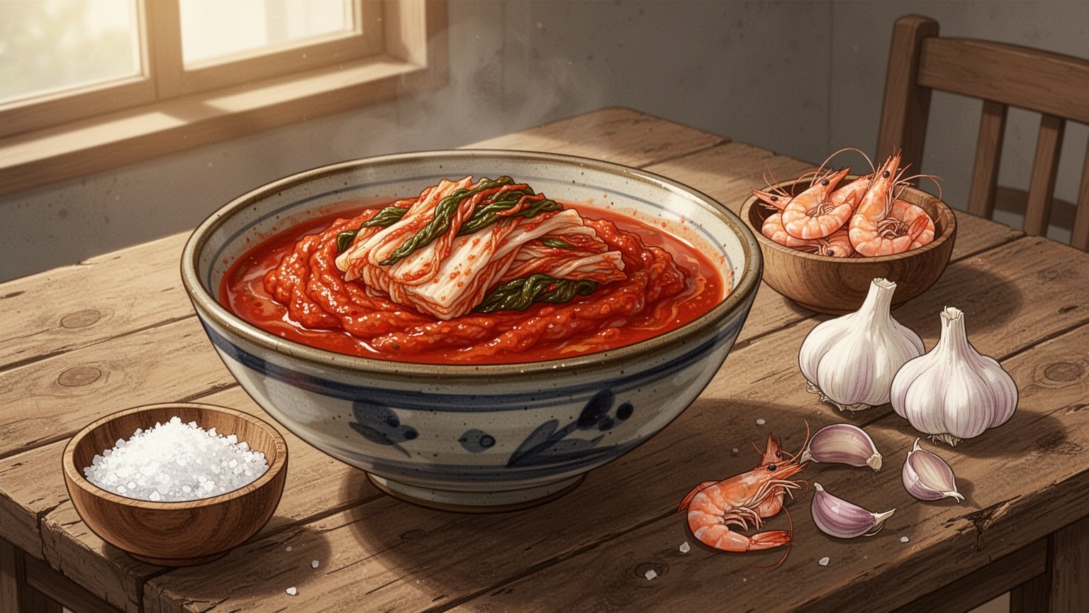 김장 맛을 좌우하는 새우젓과 멸치액젓의 표준 황금 비율(2:1)과 육젓·추젓·까나리액젓 고르는 요령, 쓴맛을 잡는 생강·소금 배합 팁을 정리했습니다.