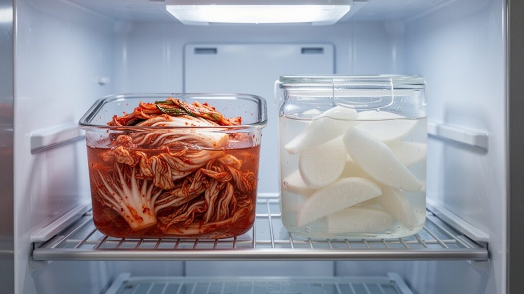 김치 종류와 염도에 따라 보관 온도가 다르다