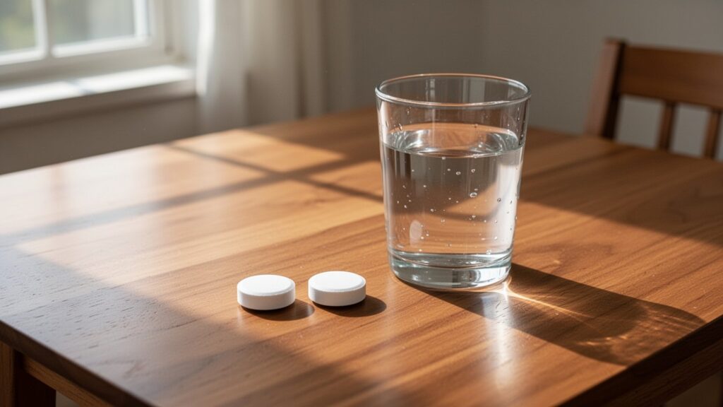 하루 권장량과 1회 ‘500mg 분할’ 복용 요령