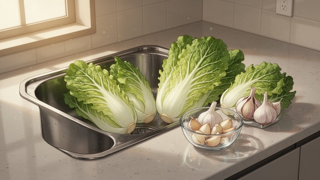 빨간 대야밖에 없다면? 안전하게 김장하는 대체 요령